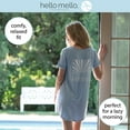 thumbnail image 5 of Hello Mello Let Me Sleep Lounge Sleepshirt V-Neck Short Sleeve Sleepwear, I'll Do it in the Morning Small/Medium (Women's), 5 of 7