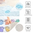 thumbnail image 6 of IAUYY Set of 2 Inch Bath Mat Thick Soft Plush Shower Mat TPR Backing Material Non Slip Bath Mats for Bathroom for Tub Shower Hotel Colorful Cat Paws, 6 of 9