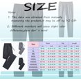 thumbnail image 3 of Women's Casual Elastic Sweatpant Simple Solid Color Versatile Drawstring Trousers Comfy Plus Size Loose Wide Leg Pant, 3 of 6
