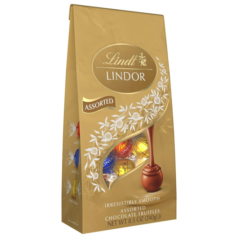 Lindt Lindor Assorted Chocolate Truffles, Candy Variety Pack, 8.5
