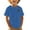 Blue, variant on Boys And Girls Printed Top Children Casual Sports Comfortable Loose Cute Short Sleeved T Shirt Large N Boys Size Small Clothes 5 Short Boys Summer Size 8 Boys Shirts Size 6 Workout Top Pack Youth Boys