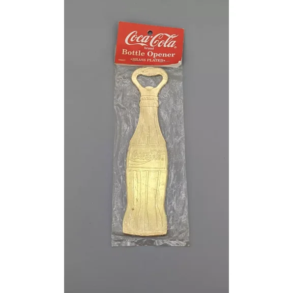 Vintage 1994 Coca Cola Bottle Opener Brass Plated
