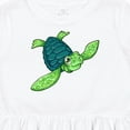 thumbnail image 4 of Inktastic Sea Turtle with Swirls Girls Toddler Dress, 4 of 5