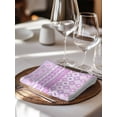 thumbnail image 6 of Purple Pink Boho Cloth Napkins Set of 4 Reusable Dinner Napkins, Vintage Ethnic Tribe Abstract Art Cocktail Napkin Washable Table Napkins for Wedding/Holiday Party/Baby Shower 20"x20", 6 of 7