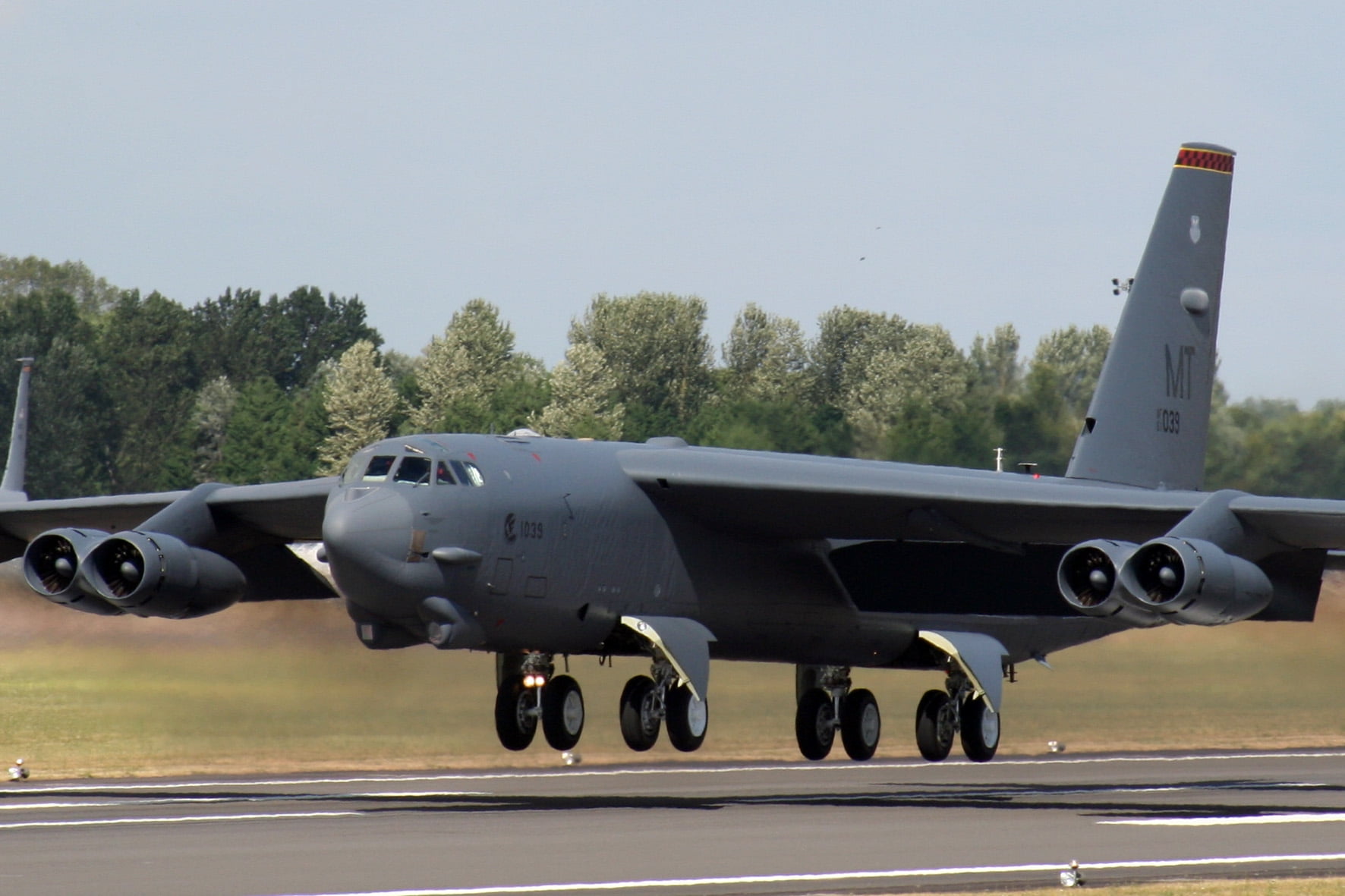 LAMINATED POSTER Boeing B-52H Stratofortress of the 5th Bomb Wing US ...