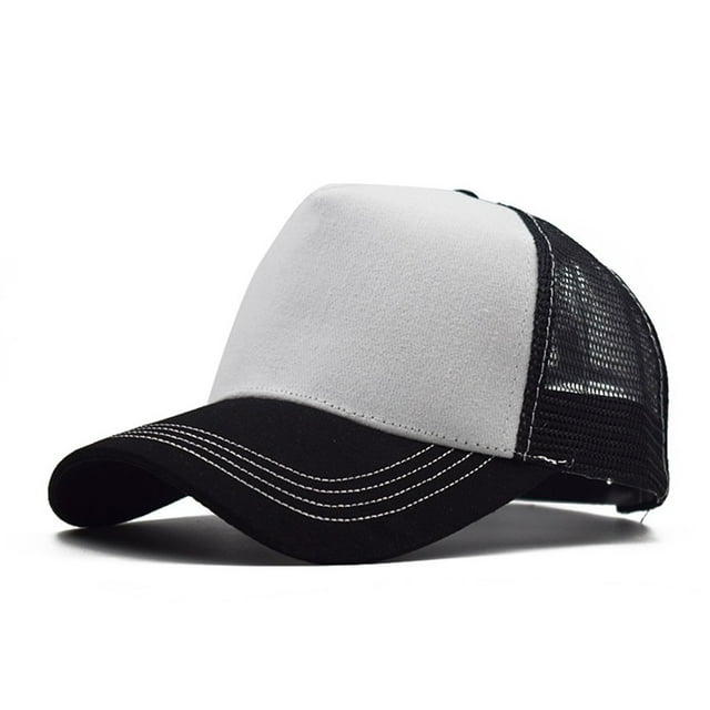Up To $10 Baseball Caps White Adult Casual Outdoors Sunshade Net Cap Hip Hop Baseball Cap