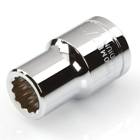 UPC: 0020209142127 | 12 Point 1/2 Drive x 7/16 Shallow Socket Premium Vanadium Steel TEKTON 14212