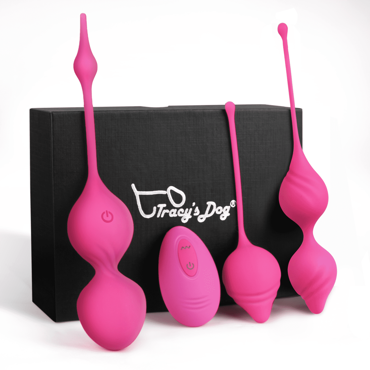 Tracys Dog Kegel Balls for Women, Vibrating Eggs Love Ben Wa Balls Adult Sex Toys Bullet Vibrator with 10 Vibration for G-Spot Stimulation, Set of 3 
