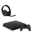 thumbnail image 2 of Pre-Owned Sony 2215B PlayStation 4 Slim 1TB Gaming Console Black with Astro A10 Gaming BOLT AXTION Bundle Lke New Black Red, 2 of 2