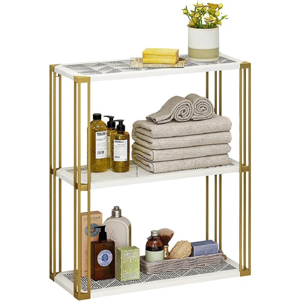 Standing Metal Storage Shelves, Bathroom Shelf Over The Toilet, Hanging