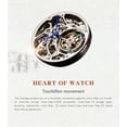 thumbnail image 4 of AESOP Real Tourbillon Skeleton Hand-Wind Mechanical Wrist Watch Men Sapphire Crystal Manual Business Dress Clock Man Luminous Leather Band Ink Dragon Dial, 4 of 10