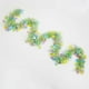 thumbnail image 5 of Easter Tinsel Garland Spring Green Hanging Stripe with Colorful Egg, Hanging Ornaments for Easter Holiday Party Decor, 5 of 5