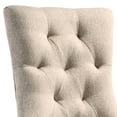 thumbnail image 4 of Beige Solid Pattern Tufted Back Parson Chairs (Set of 2) / Blend Well in Dining Room, 4 of 4