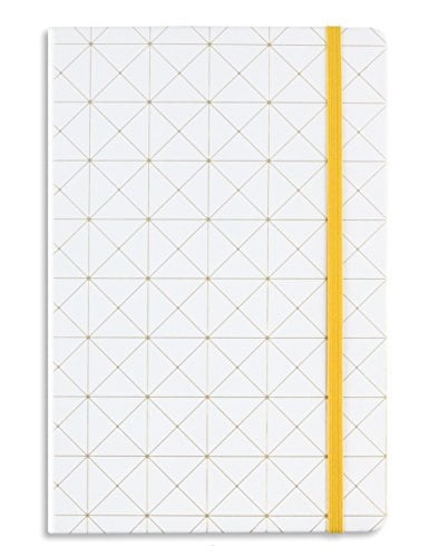 miliko geometry golden blocking a5 hardcover banded dot grid notebook/journal-100 sheets(200 pages).100gsm inner page. 8.27'x5.67'(dot grid)