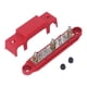 thumbnail image 1 of Bloque de distribución de energía, 150A 10 Terminal Bus Bar Bloque de distribución de energía de batería con cubierta 1/4in Studs M8 Tornillos para RV Boat(positive), 1 of 5