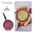 thumbnail image 3 of Sartén Antiadherente Morado 28 Cm Con Inducción Libre De Toxinas, 3 of 6