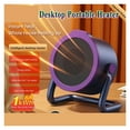 thumbnail image 2 of Portable Desktop Heater Fan Energy Saving Fast Heating Ultra-Quiet Warmer Personal Space Heater, 2 of 7