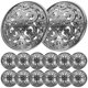 thumbnail image 1 of IDEANATEGRATE 20Ud Botones Negros Para Chaquetas Y Trajes Botones Resistentes Para Coser Y Decorar, 1 of 6