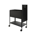 thumbnail image 6 of Lorell Indoor Mobile Lockable File Cabinet, Black, 6 of 11