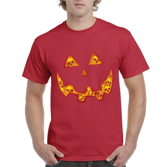 NIB - Men's T-Shirt Short Sleeve - Halloween Costume Pumpkin Face