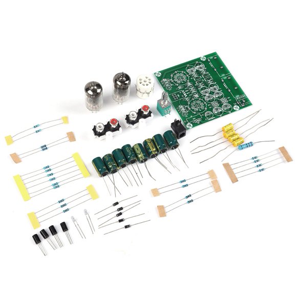 Garosa 6J-I Electron Valve Pre-amp Tube Stereo Bile Preamplifier Board Buffer Effector DIY Kit, Valve Pre-amp Tube, Preamplifier board