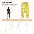 thumbnail image 3 of Balery Bananas On A Striped Pantalones de pijama para mujer, pijamas ultraligeros, pantalones de estar por casa-XX-Large, 3 of 6