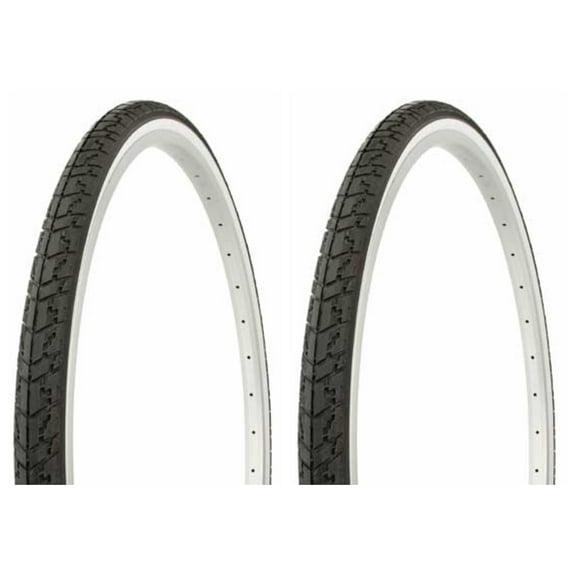 Tire set. 2 Tires. Two Tires Duro 26" x 1 3/8" Black/White Side Wall HF-109. bike Tires, beach cruiser bike Tires, cruiser bike Tires, chopper bike Tires