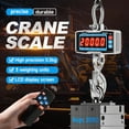 thumbnail image 4 of OCS-P11-LED Balance Grue Télécommandée Robuste, Capacité 1500kg/3300lb, Haute Précision 500g, Affichage LED Réglable à 5 Chiffres, Construction en Alliage d'Aluminium et Acier, Orange, Inclus, 4 of 6