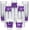 Purple, variant on 100 count Graduation Cups 12 oz Thick Plastic Class of 2026 Graduates Party Cups Clear Disposable Tableware for High College School Congrats Grad Party Supplies & Decorations