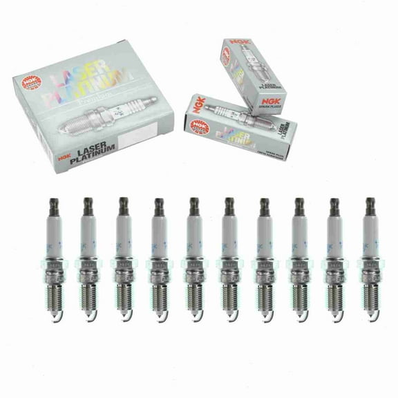 10 pc NGK 7862 Laser Platinum Spark Plugs for 12563707 12565753 41-932 41-952 41-974 41-983 4511 4713 5077 8117 HGR9LQP0 HR9LPP33X IT16TT PT16TT PTJ16R15 Ignition Wire Secondary