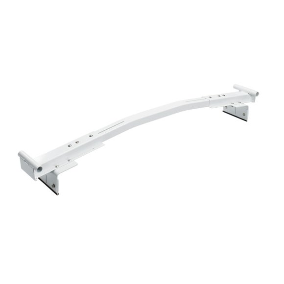 Weather Guard Ladder Rack Cross Bar 233-3-01 Quick Clamp; For Use With Rack 234-3/236-3; Single Bar; White; Aluminum