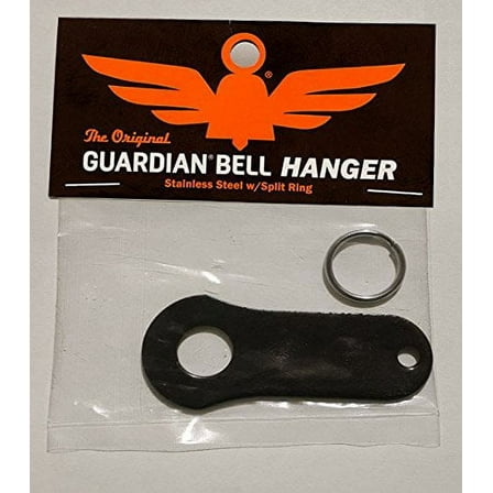 Guardian Bell Black Motorcycle Luck Gremlin Ride Bell Hanger Mount