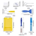 thumbnail image 2 of 28pcs Small Paint Roller Set 2 inch Mini Paint Roller Brush Kit with Foam Microfiber Covers and Scraper Heavy-Duty Paint Tray House Painting Roller Supplies for Walls Cabinet Touch-ups DIY, 2 of 6