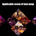 thumbnail image 4 of Lámpara de Lava de cera de 13 pulgadas, lámpara de Lava con brillo, lámpara de cera líquida al lado de la lámpara de luz nocturna para sala de estar y dormitorio, 4 of 5