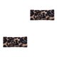 thumbnail image 3 of Diadema de ganchillo Minnieouse Banda para la cabeza deportiva Estampado de leopardo 3 2piezas, 3 of 6