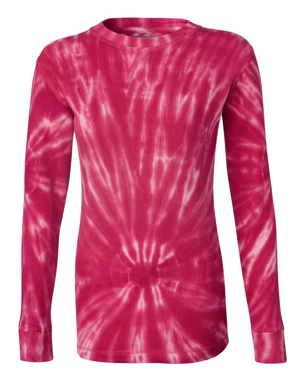 Artix - J. America Ladies' Hannah Long Sleeve Tie-Dyed Thermal T-Shirt ...
