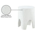 thumbnail image 4 of Afuera Living Table d'Appoint Contemporain Blanc pour Intérieur/extérieur en Béton, 4 of 8