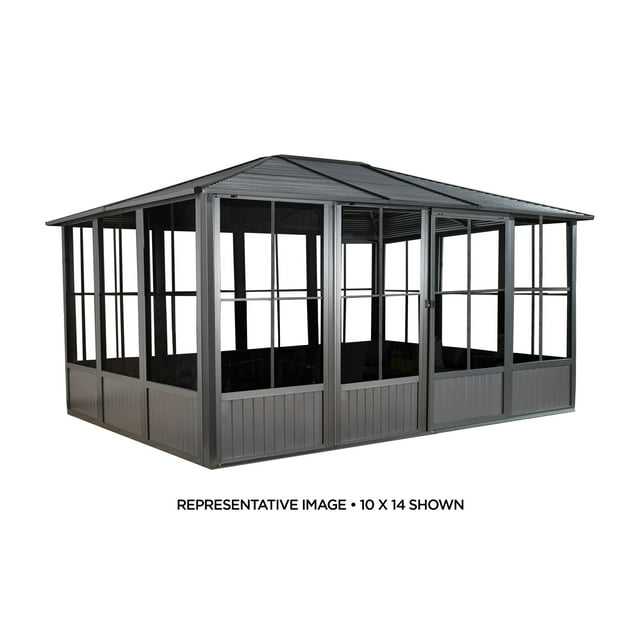 Sojag Korado 10 x 17 x 9 ft Dark Grey Solarium