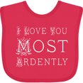 thumbnail image 3 of Inktastic I Love You Most Ardently Austen Girls Baby Bib, 3 of 4