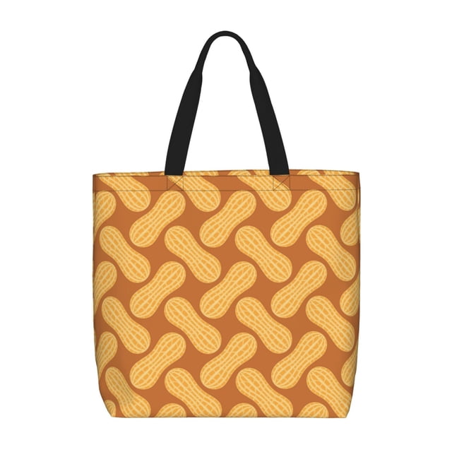 Balery Peanuts6 Bolsa de Mano para Mujeres con Cremallera, Bolsa de Gimnasio con Compartimentos, Bolsa para Laptop, Bolsa para Trabajo