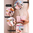 thumbnail image 4 of Women Wallet Rfid Blocking, Large Capacity Small Coin Purse Leather Chic Short Purse, 4 of 5