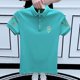 thumbnail image 4 of Camiseta para hombre, estilo gótico grunge, color verde, con cuello, polos gráficos, rock trashy, Y2k, ropa bordada para hombre 2024, XL, 4 of 4