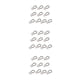 thumbnail image 3 of Injueey 1 Bag Shirt Collar Extender Adjustable Expander Inlaid Saving Waist Multifunctional Crystal Buckle Money Rope Replace Type1 NO1, 3 of 6