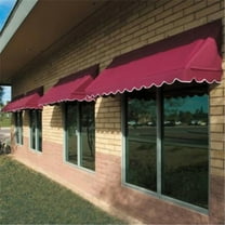 IDM Worldwide  Sunsational Traditional Awning Burgundy 8 ft.