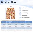 thumbnail image 4 of Cauagu Cups of Tea Print Swim Trunks for Men,Youth Boys Swim Shorts Compression Liner Beach Shorts Boys' Swimming Shorts 7-20 Years Bathing Suit-Small, 4 of 7