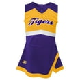 thumbnail image 2 of Girls Youth Purple LSU Tigers Cheer Captain Jumper Dress, 2 of 3