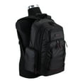 thumbnail image 2 of Eastsport Unisex Diamond Expandable Recycled Backpack, Black/Fig Pop, 2 of 10