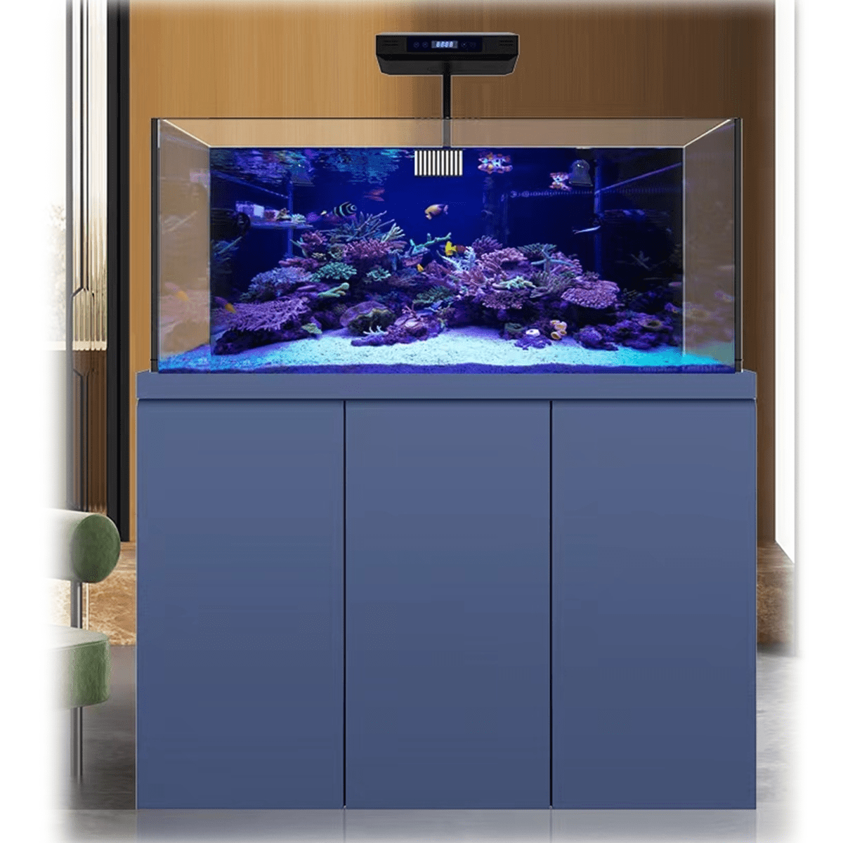 Aqua Dream 175-Gallon Coral Reef Aquarium, Blue, 59L x 24W x 53.3H in, 1 Count