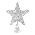 thumbnail image 1 of Adorno navideño con purpurina para árbol de estrellas de KES, 1 of 9