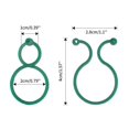 thumbnail image 2 of 50 Uds. Clips de plástico para plantas, anillos para plantas, Clips para flores de jardín para soportes de plantas, 2 of 5